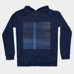 Modern, abstract and soft Color Lines Hoodie